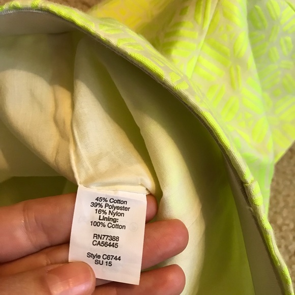 J. Crew Neon Flared Skirt - Sz 6 - Picture 3 of 6